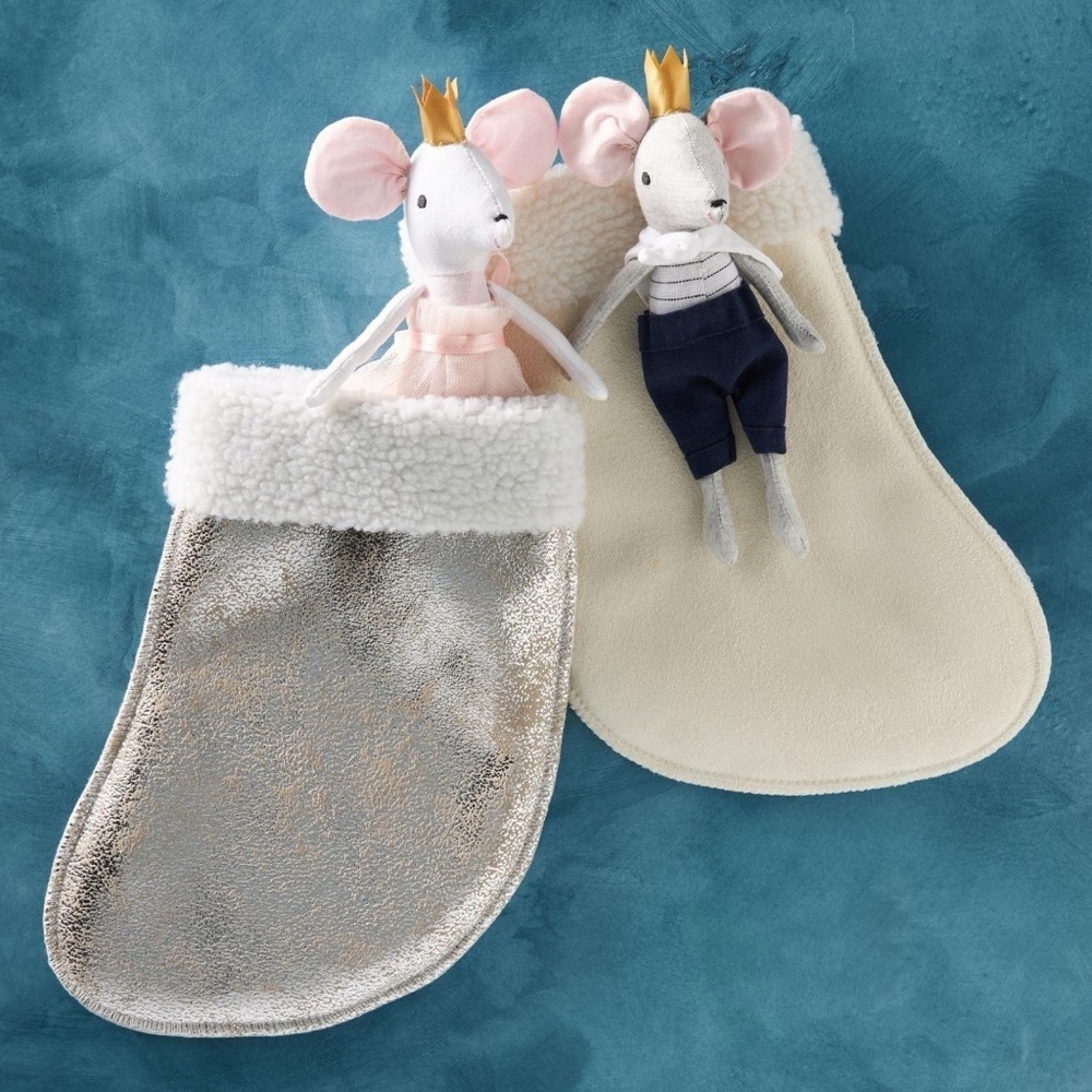 Anthropologie 10x2 Studio Miniature  Boy Mouse Stocking - Picture 3 of 4